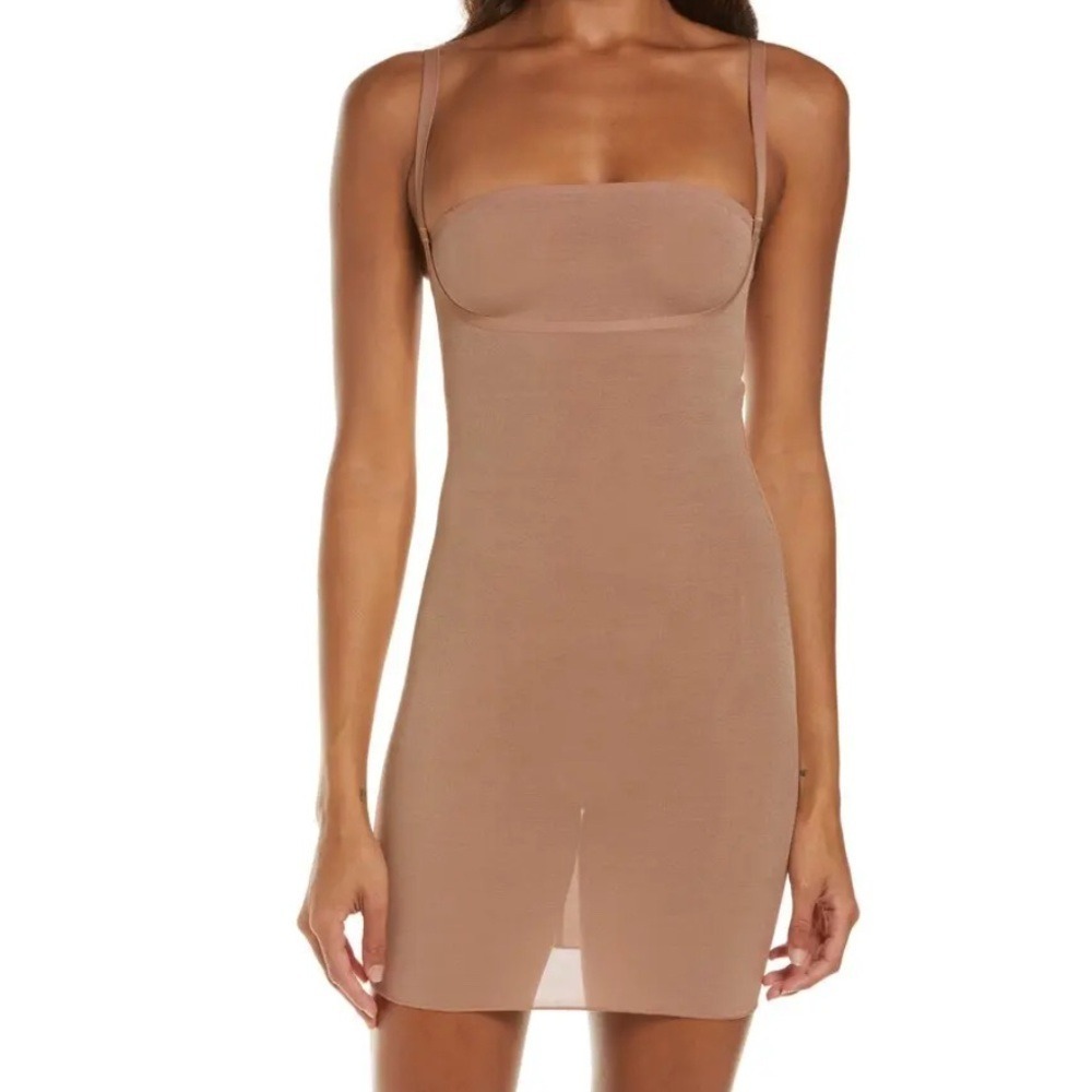 Skims sheer sculpting‎ open bust dress 3x